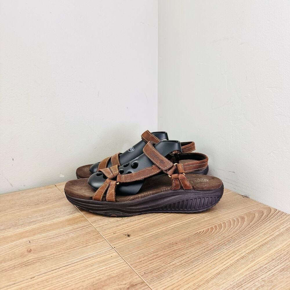 Skechers Shape-Ups sandals Brown Women’s Size 11 - Picture 2 of 11